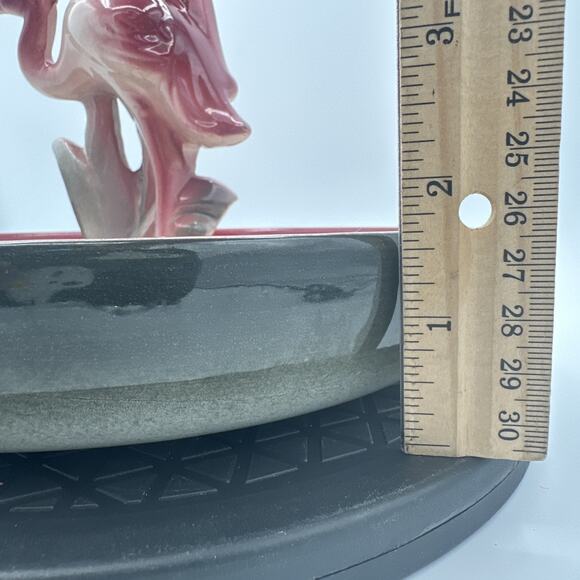 Beautiful Vintage Pink Flamingo Planter/Bowl - Picture 4 of 10